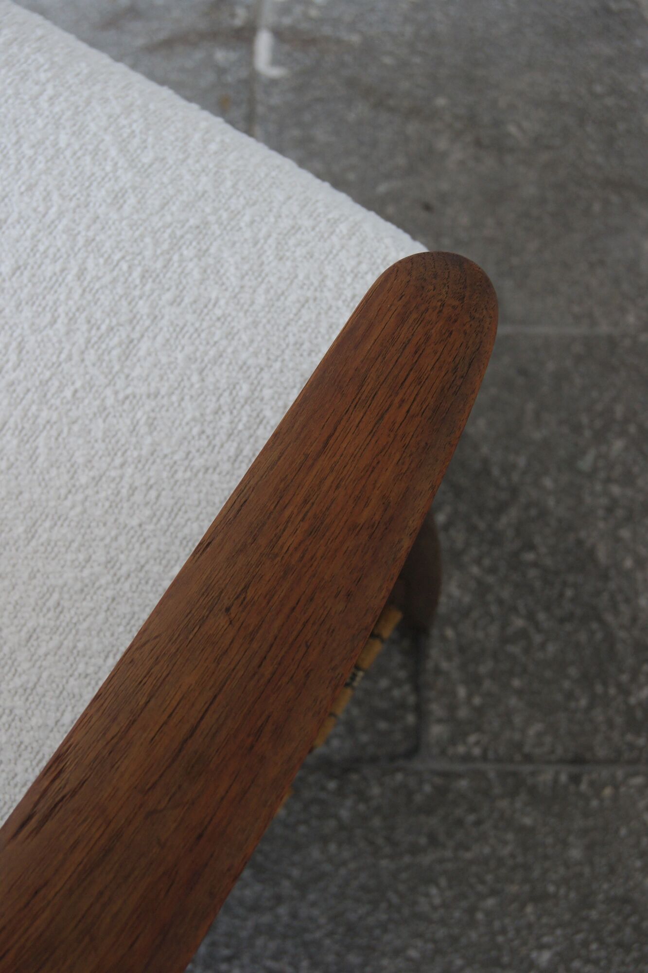 Danish teak armchair