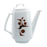Seventies coffee maker in Sologne porcelain