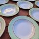 Set of 11 Isoard Pattern Soup Plates, Salins Manufacture