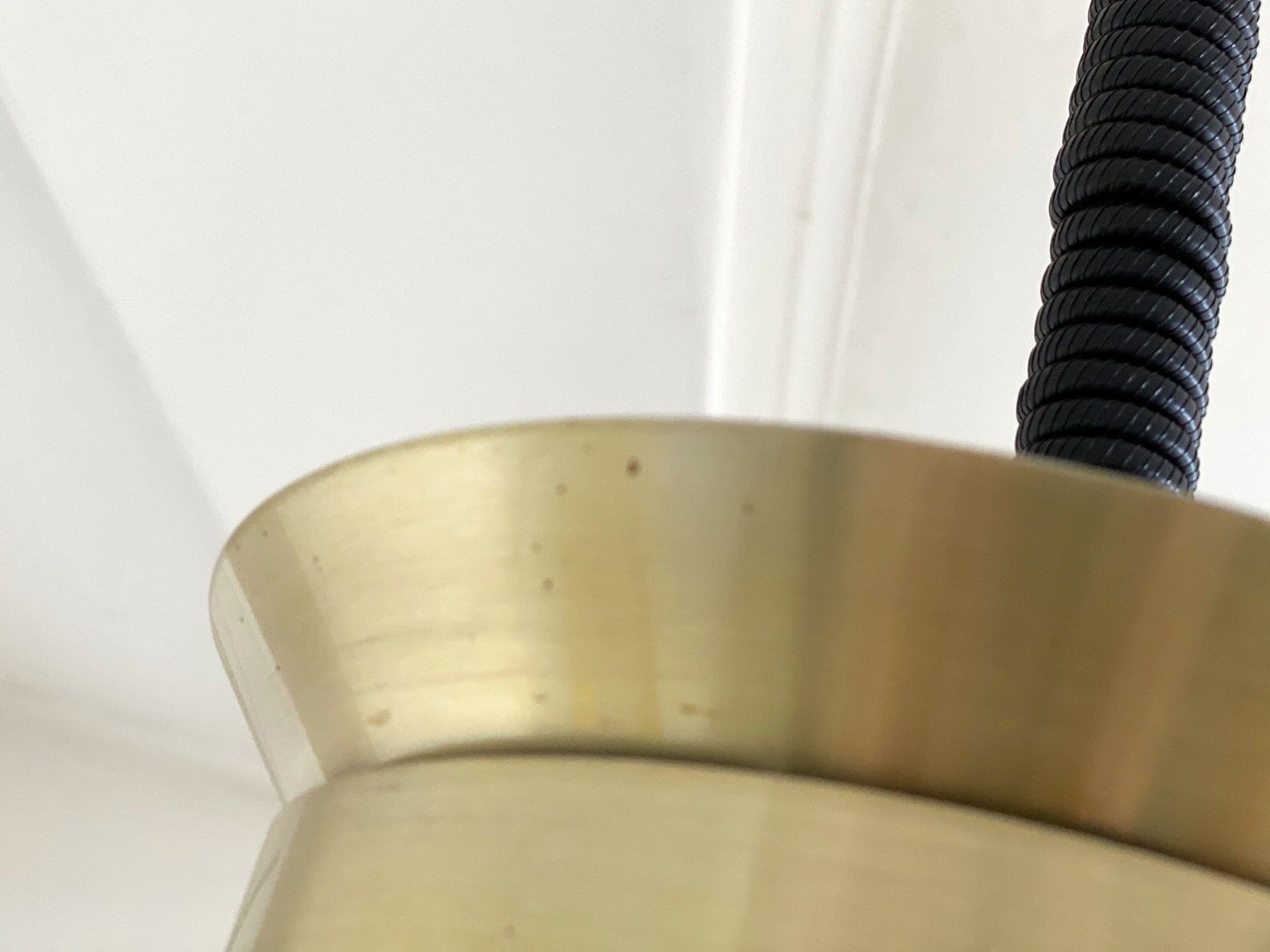 Vintage brass belid, sweden pendant, mid century hanging lamp