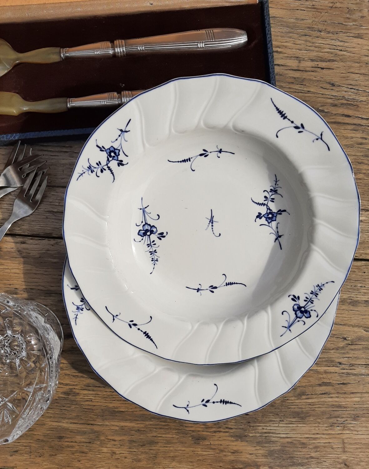 2 Hollow plates Old Luxembourg Villeroy and Boch