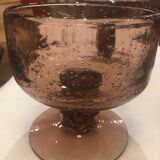 6 Biot blown glass cups