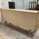 Rattan sideboard and ceramic tiles from vallauris 50s