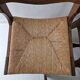 MidCentury Brutalist Oak "Razor Blade" Dining Chairs, Set of 6, France 60's