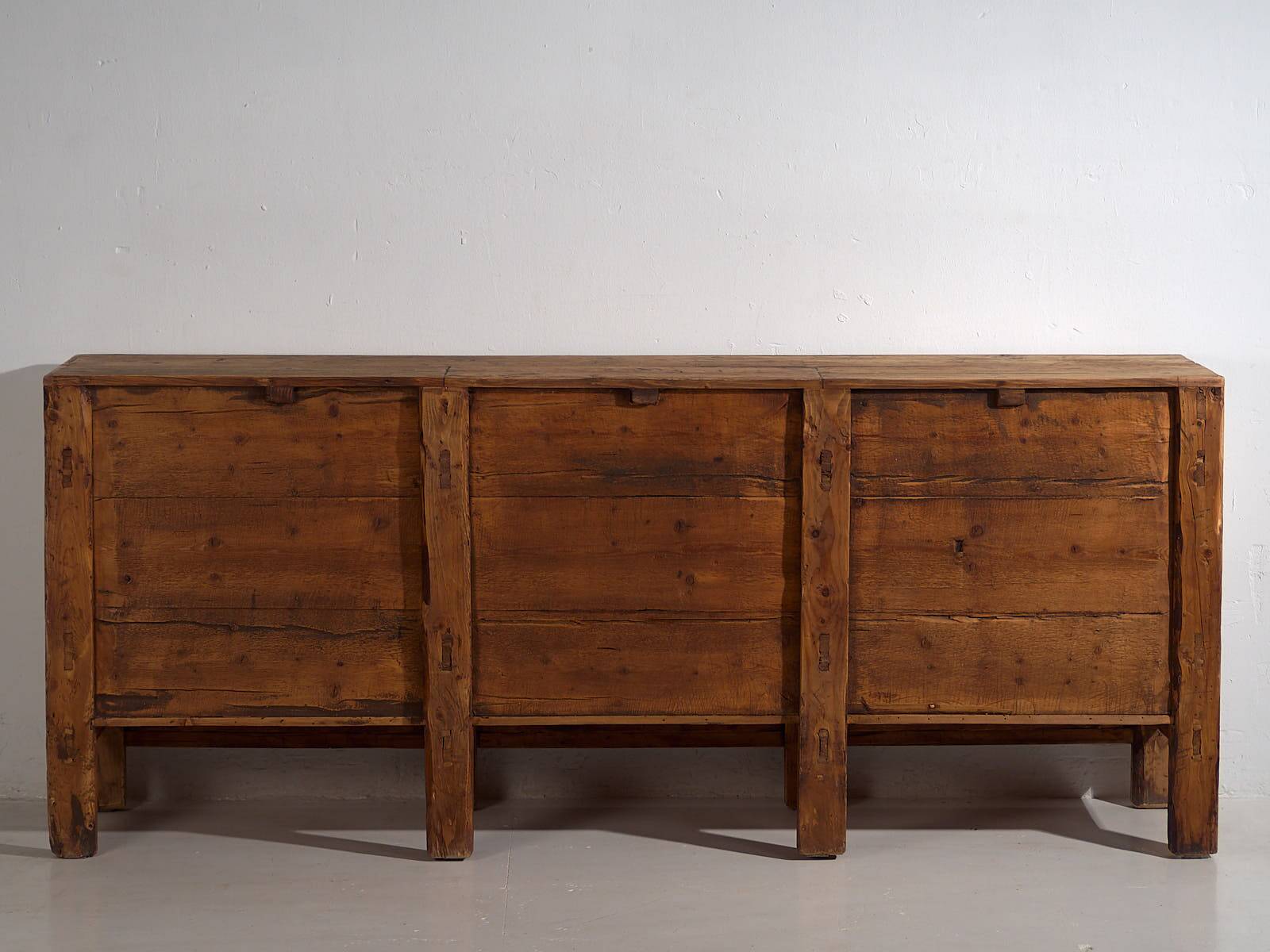 Antique Chinese three-door sideboard (circa 1900) #63