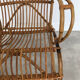 Pair of vintage rattan armchairs