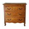 Country chest of drawers in vintage solid oak