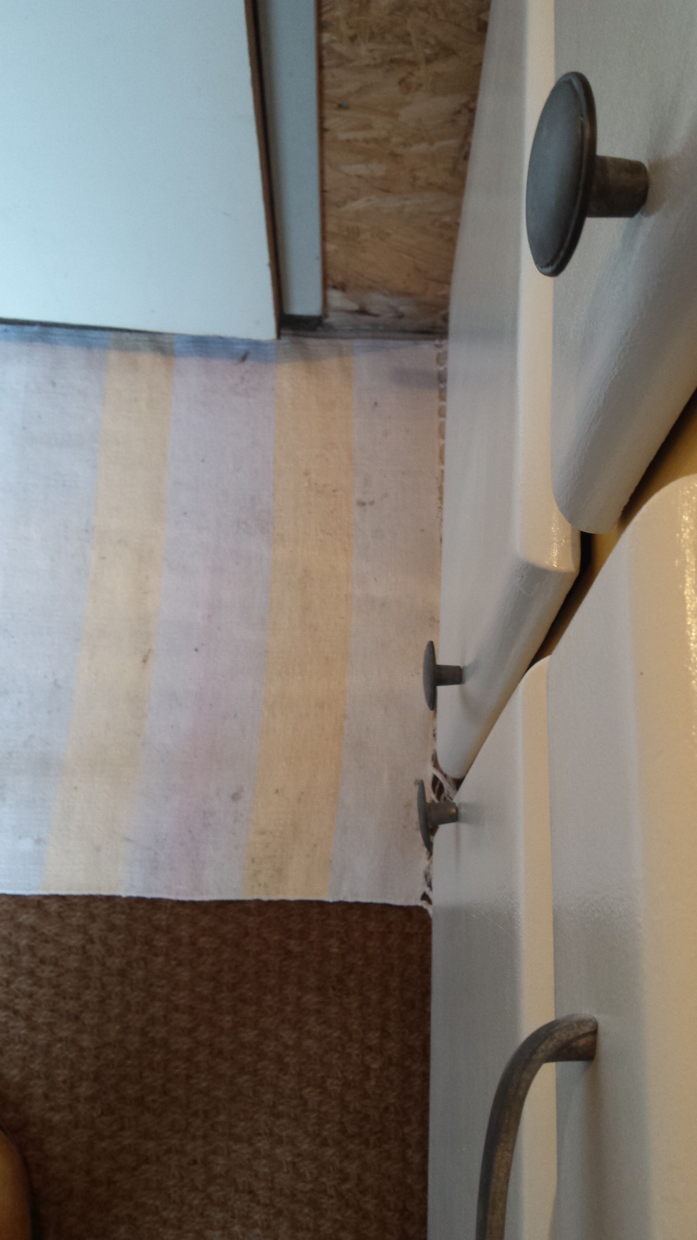 Buffet low yellow and white mado