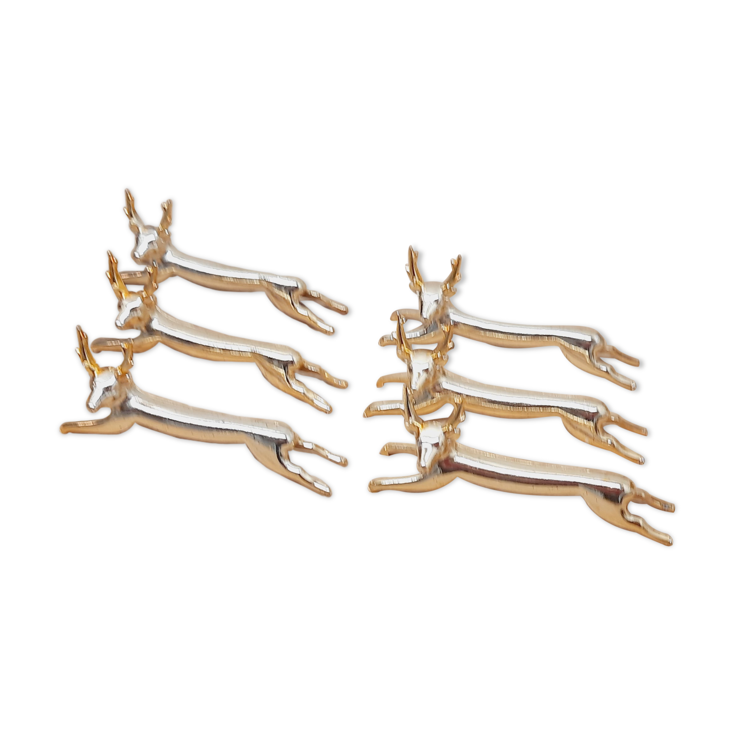 Set 6 deer knife holders