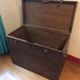 Large solid wood chest