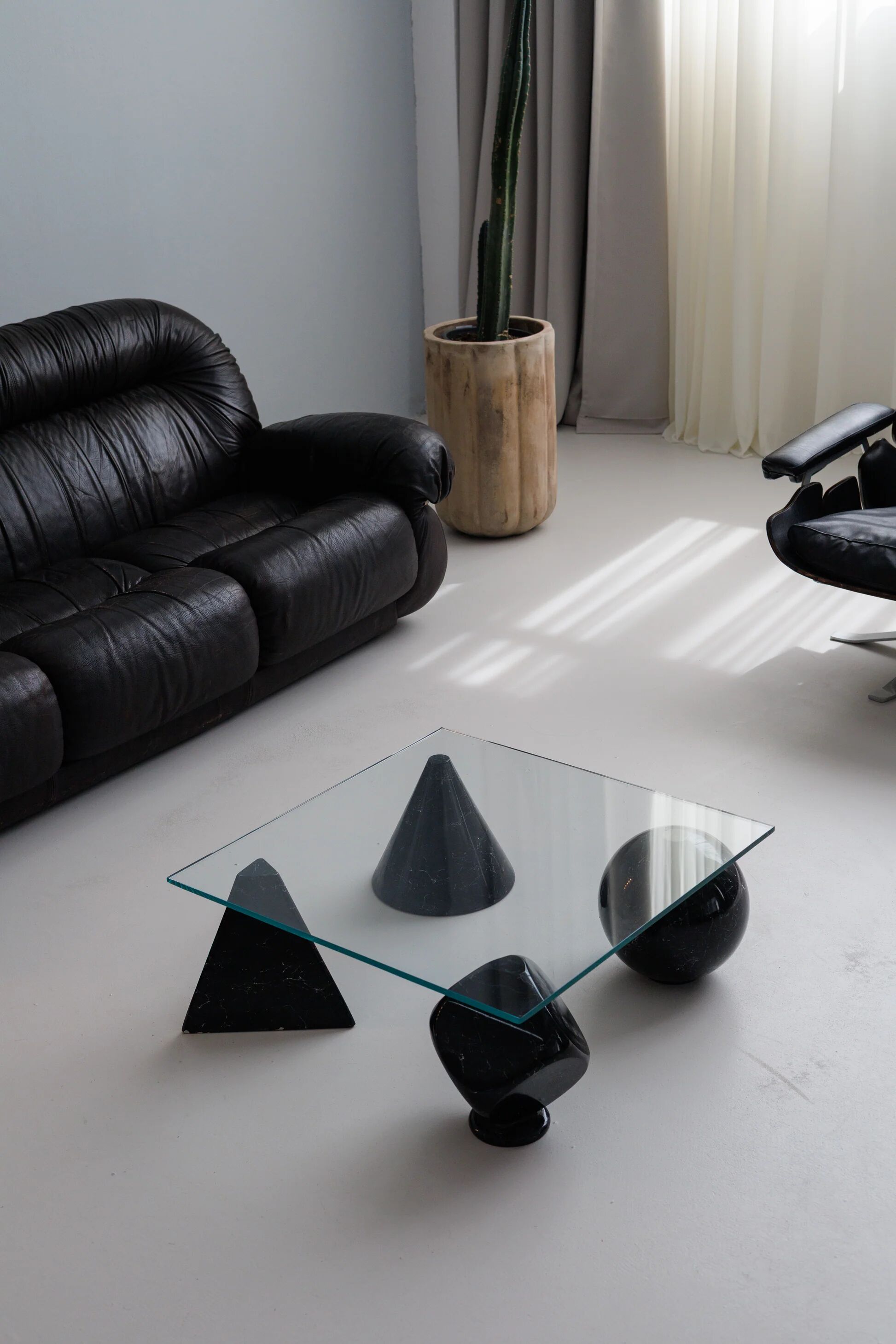 Modernist geometrical coffee table