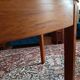 Table ronde extensible scandinave teck vintage