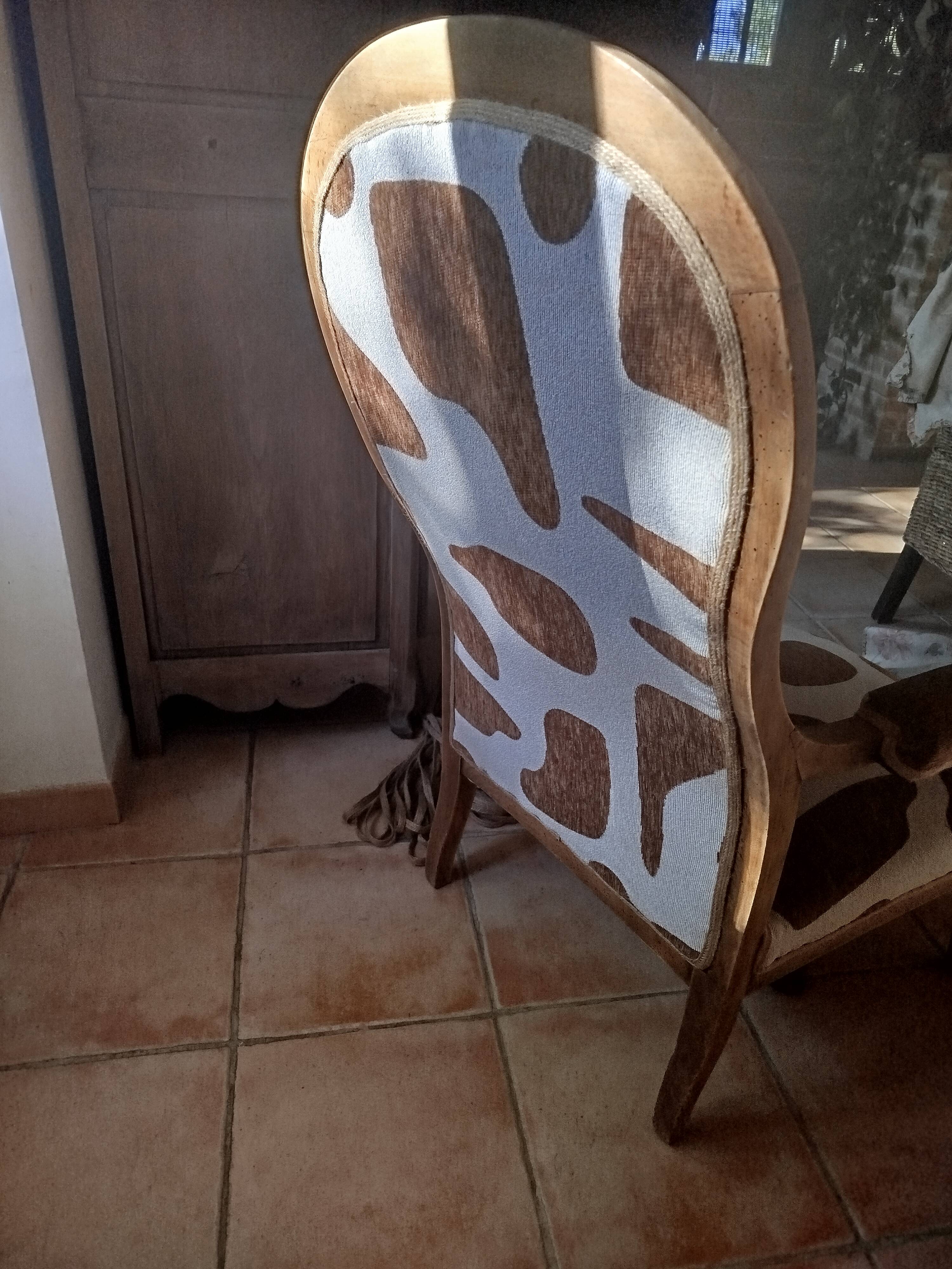 Fauteuil voltaire restauré