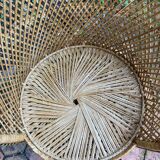 Vintage rattan armchair