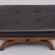 Black Leather Ottoman 1920s England