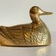 Canard en laiton vintage