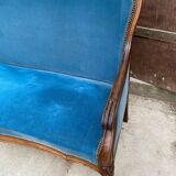 Louis XV blue bench 1900