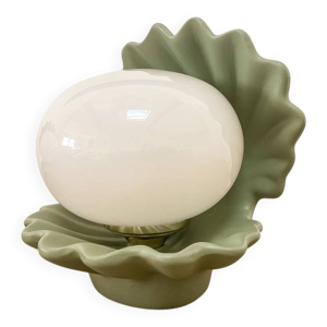 Lampe coquillage en céramique