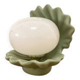 Ceramic shell lamp from the 70s/80s.
