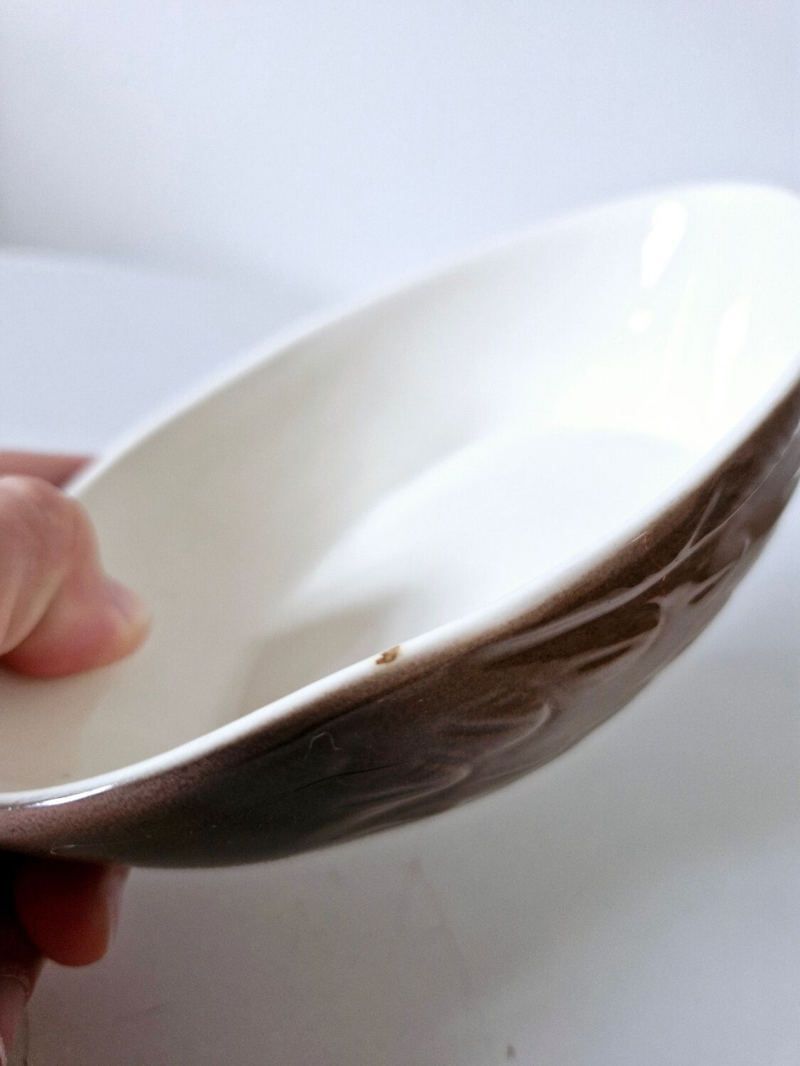 Terrine Vintage Faïence Michel Caugant Mandarin Blond France