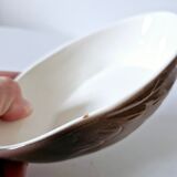 Terrine Vintage Faïence Michel Caugant Mandarin Blond France