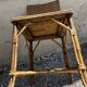 Vintage woven rattan set