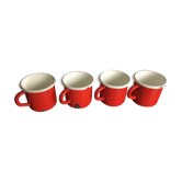 Enamel cups