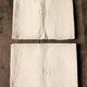 Un Lot de 2 serviettes de table lin blanc monogrammes G D