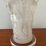 Lamp decorated with horses in plexiglass from the 70s