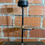 Ashtray on Stand + Tray + Metal Magazine Rack in Black + Vintage Chrome
