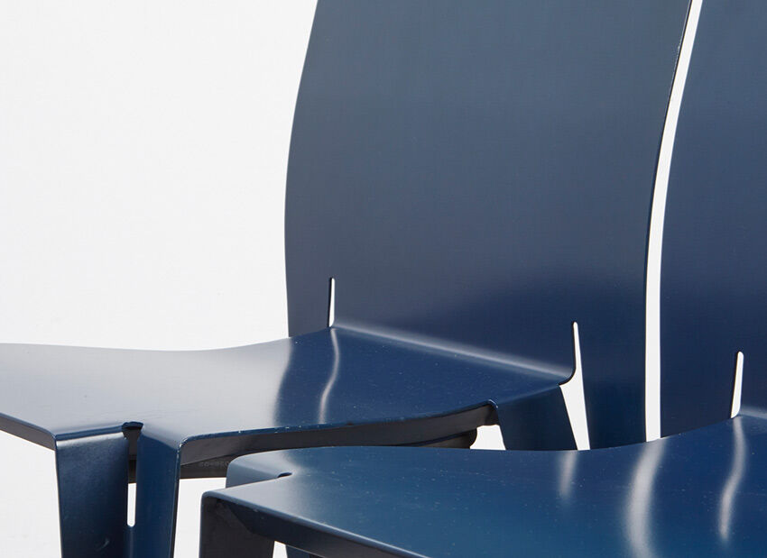 Set of 8 fulfil dining chairs by Mart van Schijndel for Lensvelt 1989