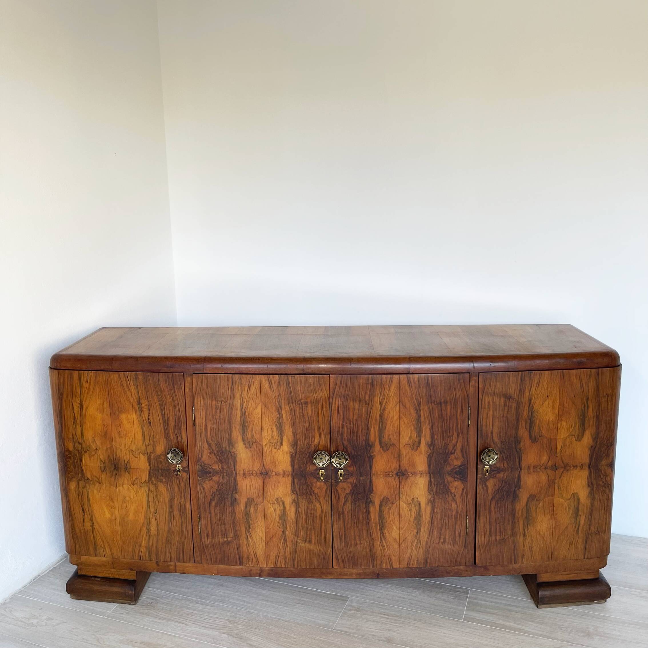 Impressionnant buffet Art déco italien des années 1920/1930