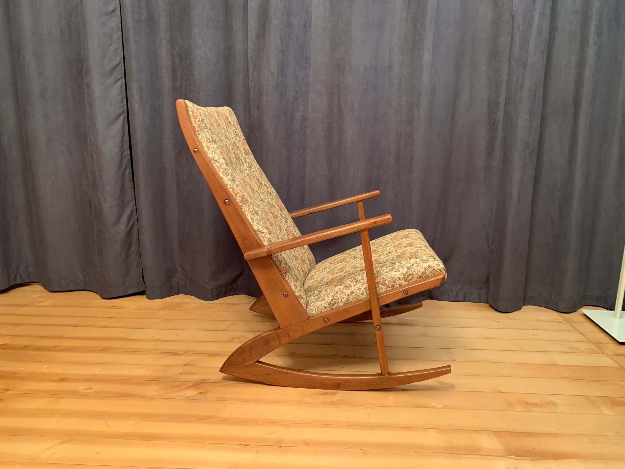 Model 97 rocking chair by Holger Georg Jensen, Tønder Møbelværk, Denmark, 1950s