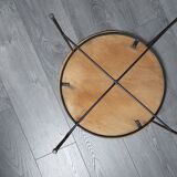 Rattan and metal coffee table, side table