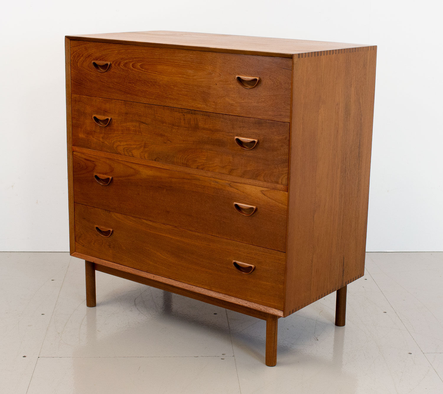 Danish teak vanity chest by Peter Hvidt and Orla Mølgaard-Nielsen for Soborg, 1950s