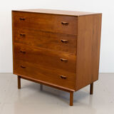Commode danoise en teck par Peter Hvidt et Orla Mølgaard-Nielsen pour Soborg, 1950