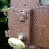 Porte vitrée H186,5xL98,5 de communication moulurée