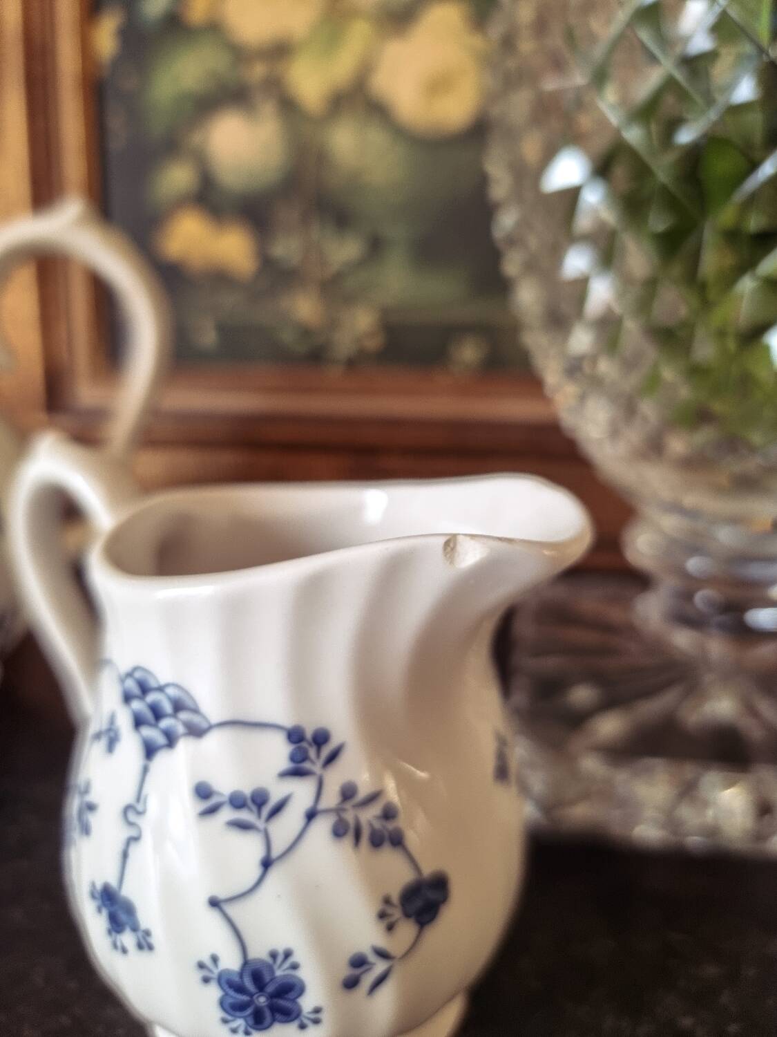 Churchill teapot and milk jug