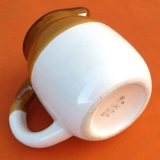 Two-tone pitcher Glazed ceramic