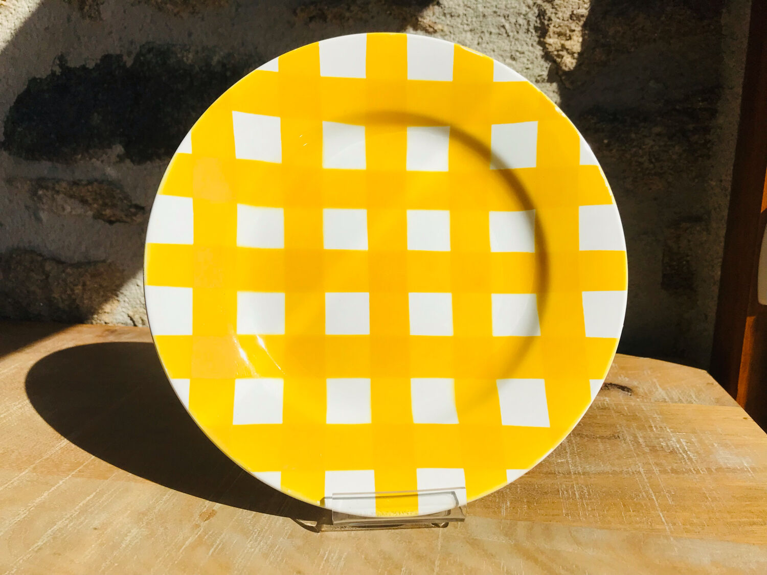 Service 21 earthenware plates of Sarreguemines Digoin Scottish model