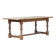 Rustic Farmhouse Brutalist Oak Dining Table