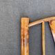 Étagère murale vintage bambou tigre années 70
