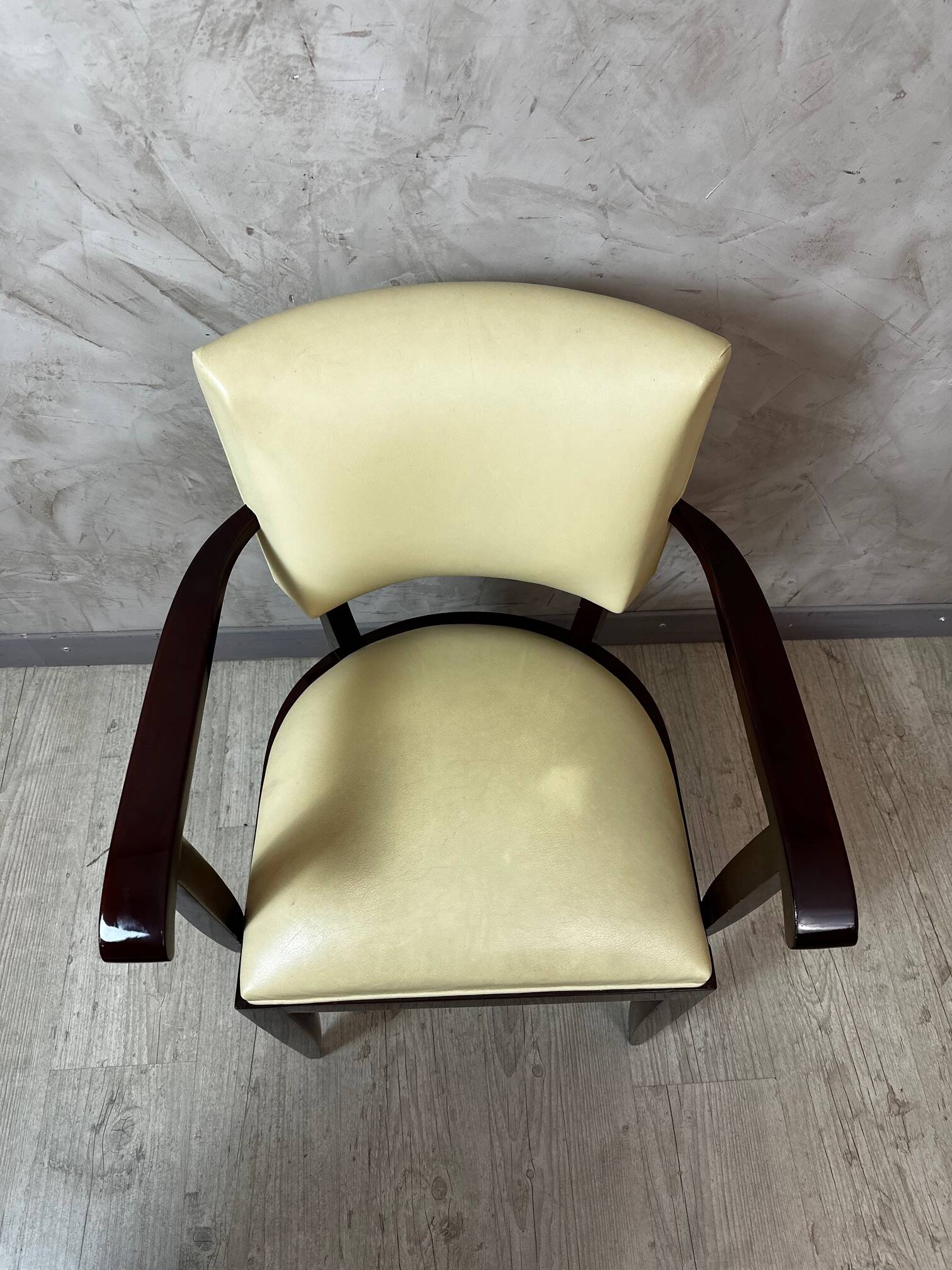 Pair of bridge armchairs