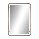 Italian space age wall mirror from the 60s/70s – tubular chrome –