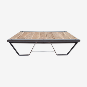 Sncf industrial style coffee table