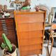 Ancien chiffonnier vintage 6 tiroirs