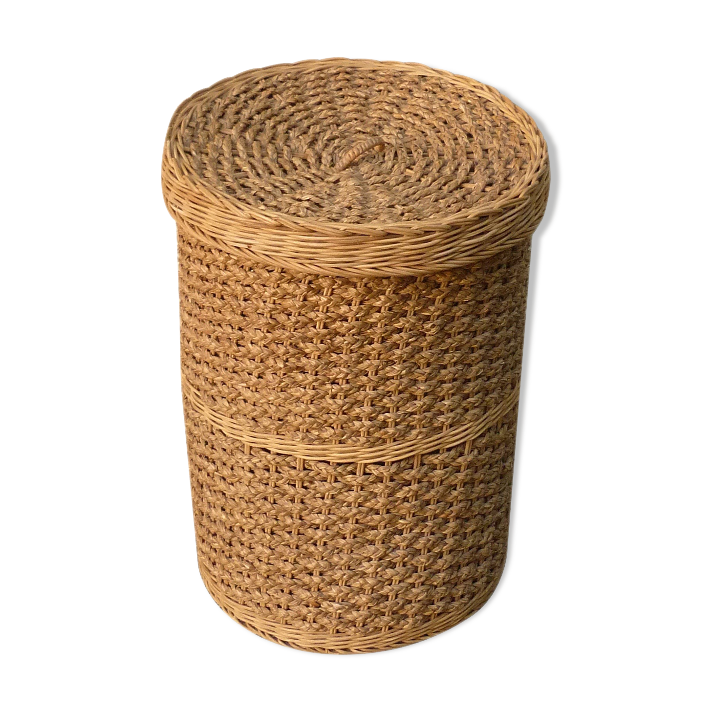Braided Straw Wicker Basket 70-80