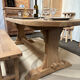 Table de monastère en chêne massif