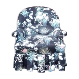 Toad armchair floral pattern