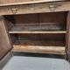 Low buffet / vintage sideboard in carved wood – Art Deco style